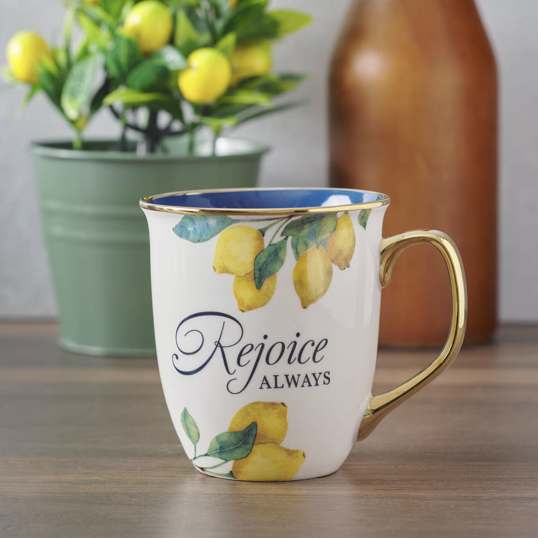 Rejoice Always White Ceramic Mug - 1 Thessalonians 5:16