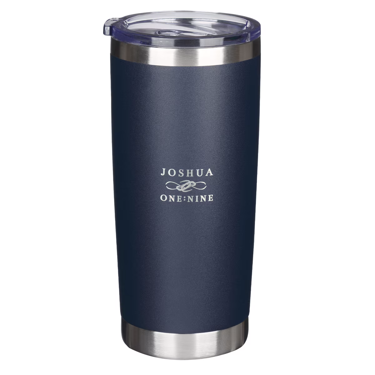 Be Strong and Courageous Scriptural Stainless Steel 18oz. Travel Tumbler - Joshua 1:9