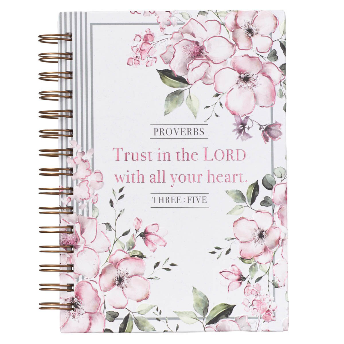 Trust In The Lord Large Hardcover Wirebound Journal – Proverbs 3:5