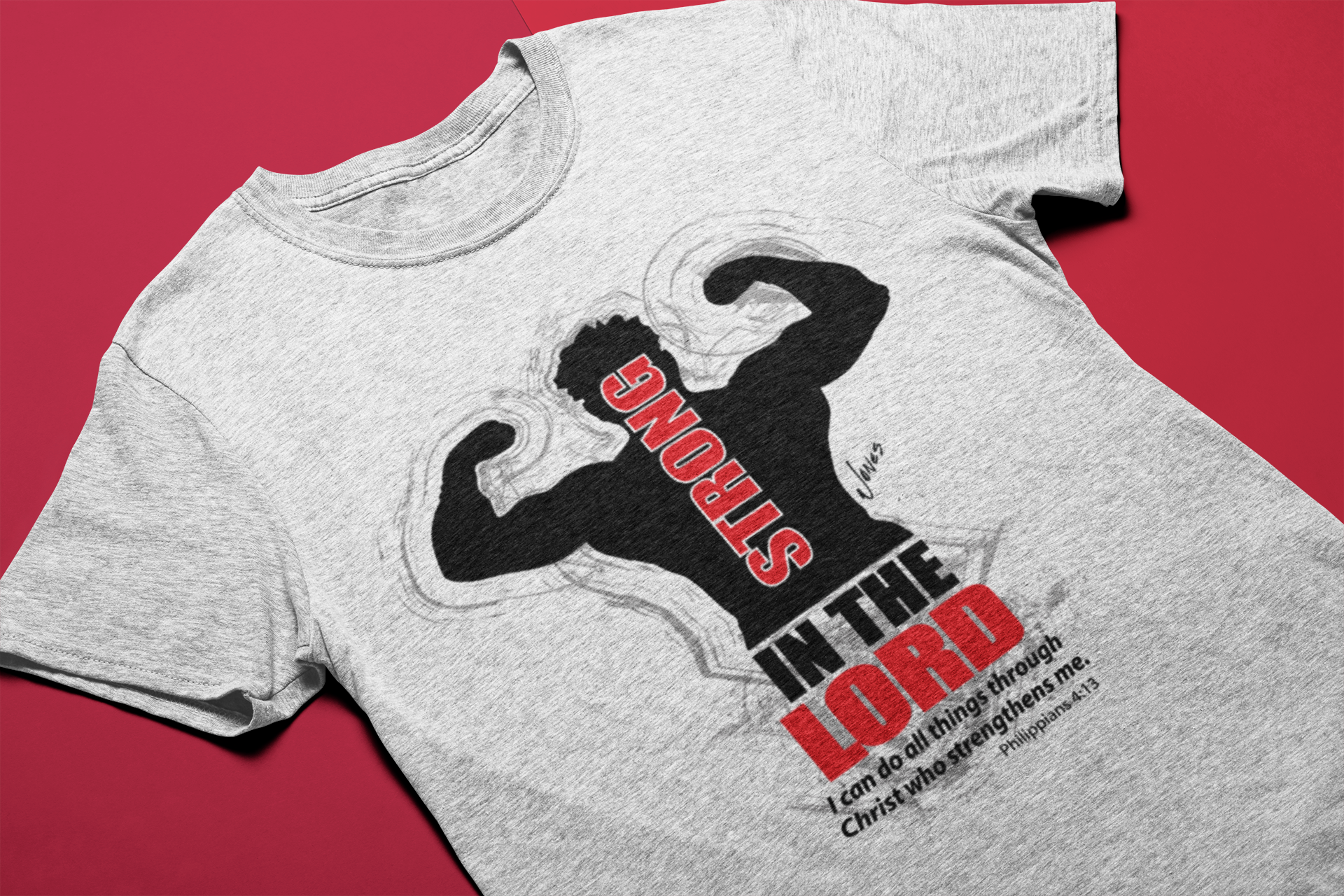 Strong In The Lord Christian Workout T-shirt