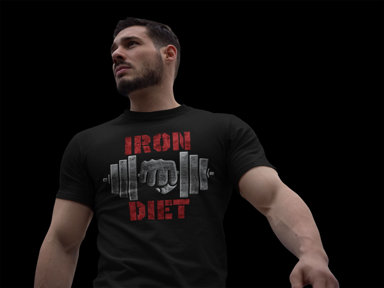 Iron Diet Motivational Workout T-shirt