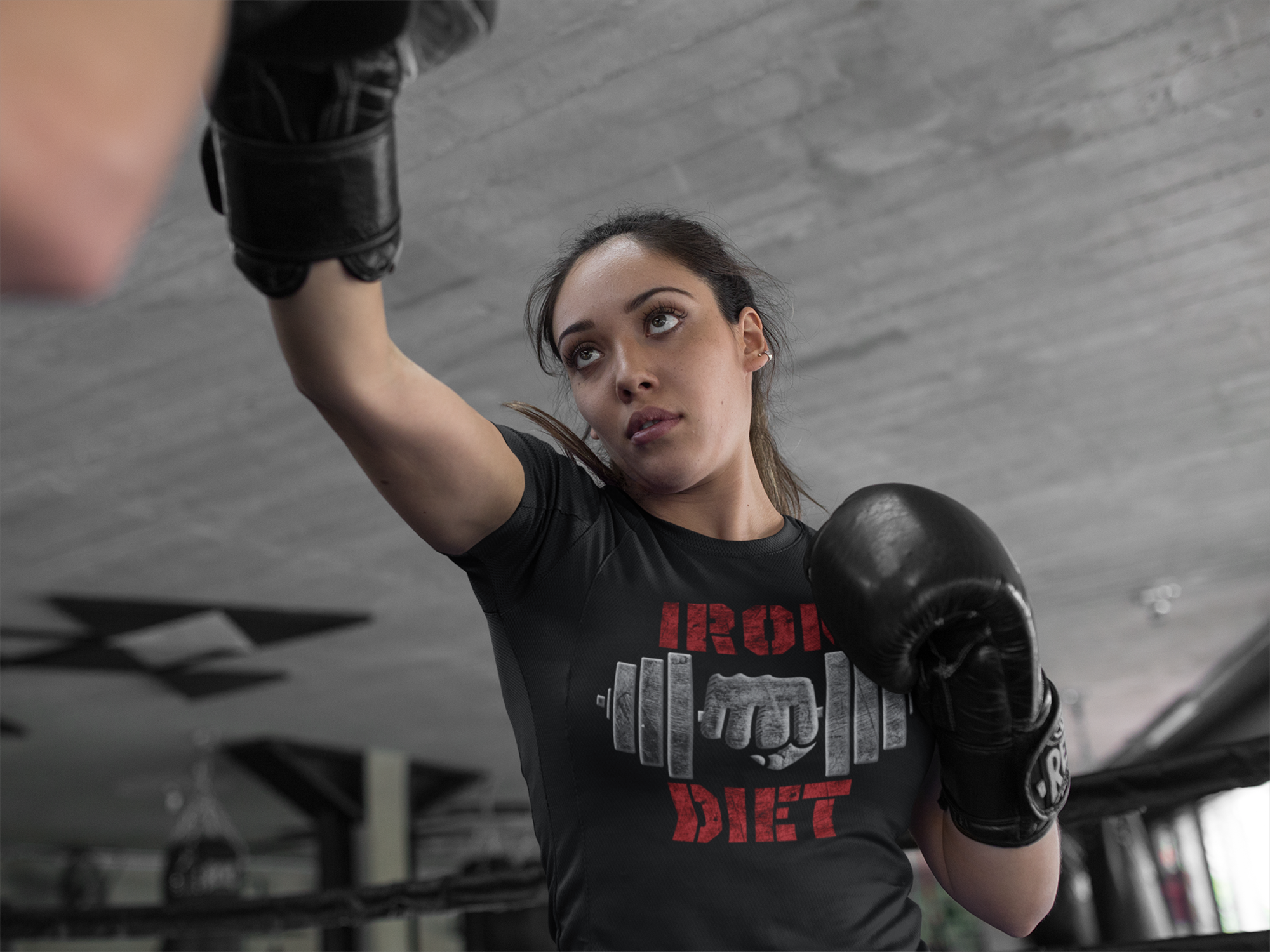 Iron Diet Motivational Workout T-shirt