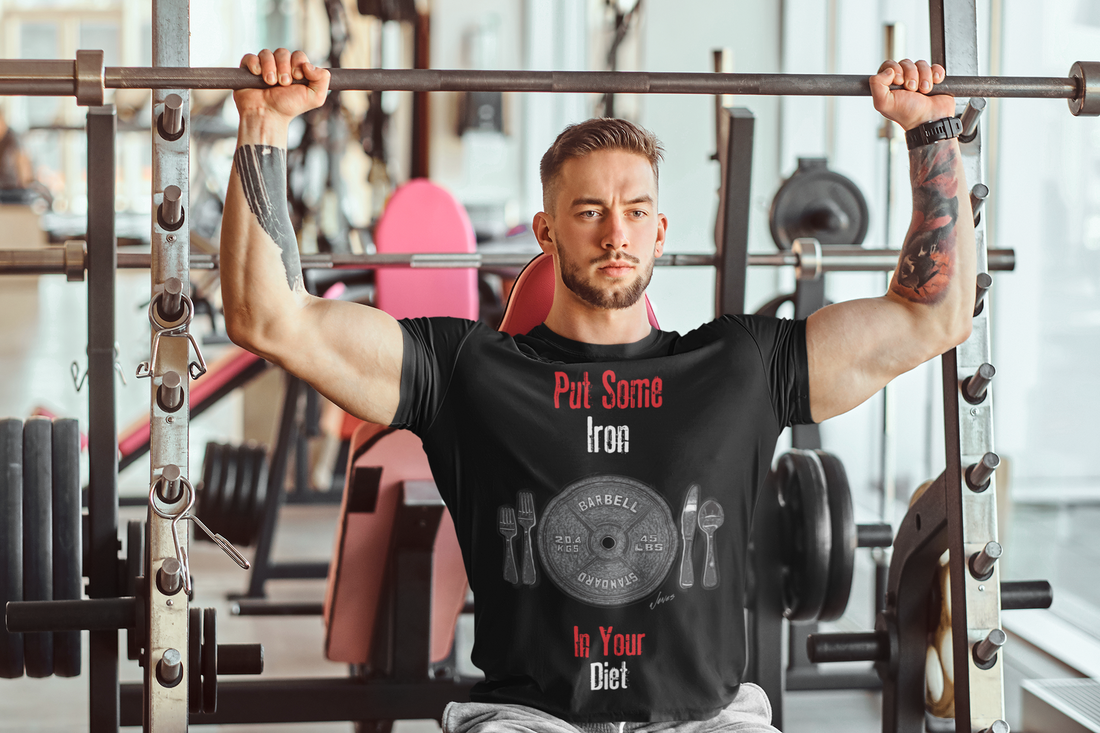 Put Some Iron In Your Diet Fitness T-shirt