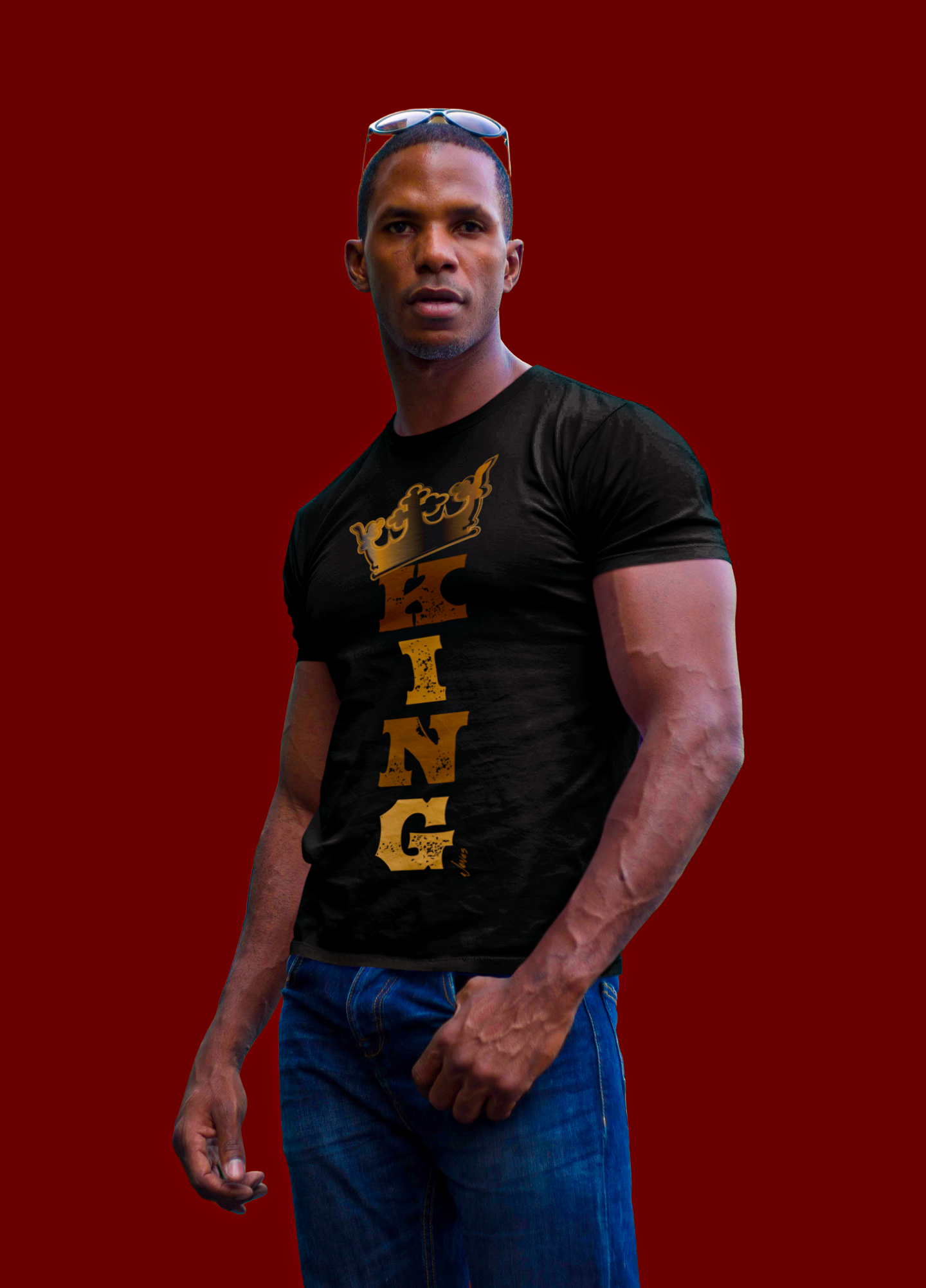 King T-shirt - Uplifting Tee - Street Fashion