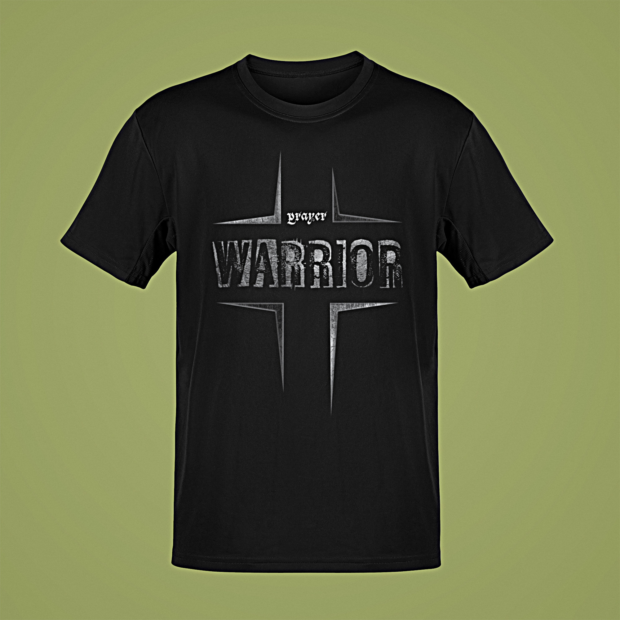 Prayer Warrior Uplifting Christian T-shirt