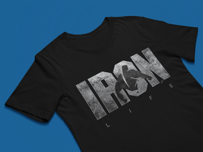 weight lifter fitness tee shirt