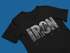 weight lifter fitness tee shirt