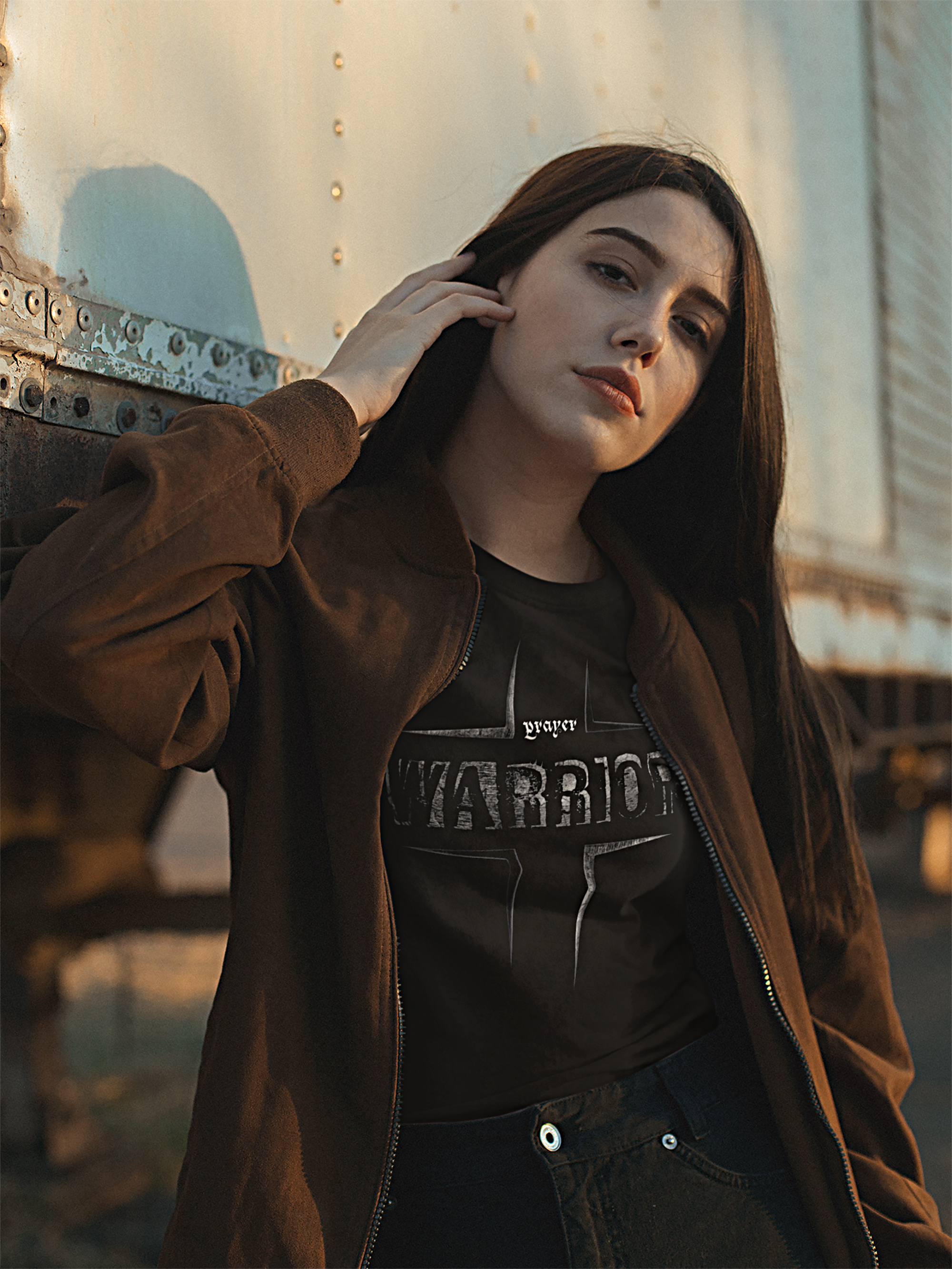 Prayer Warrior Uplifting Christian T-shirt
