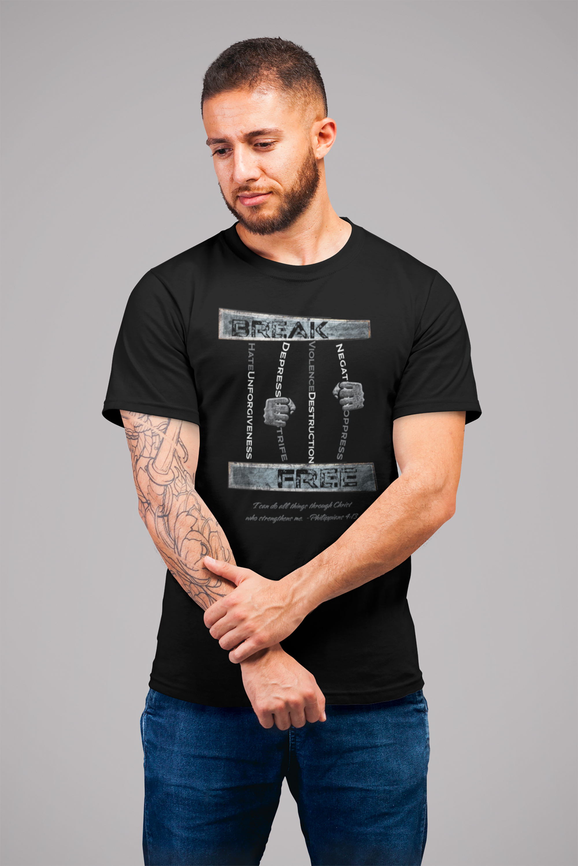 Break Free Uplifting Empowering Support T-shirt